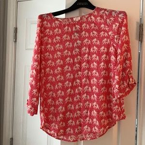 3/4 sleeve blouse